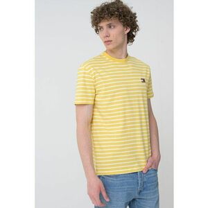 Tricou din bumbac cu model in dungi imagine