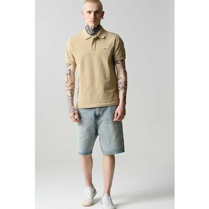 Tricou polo cu logo discret imagine
