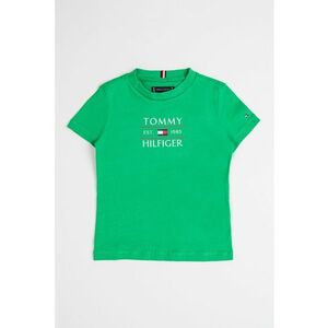 Tricou de bumbac cu decolteu la baza gatului imagine