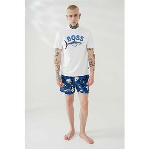 Pantaloni scurti de baie cu snur si model imagine