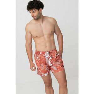 Pantaloni scurti de baie cu imprimeu tropical Piranha imagine