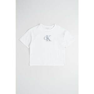 Tricou crop cu logo stralucitor imagine
