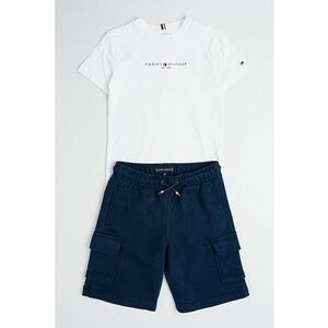 Set de tricou si imprimeu logo si pantaloni scurti - 2 piese imagine