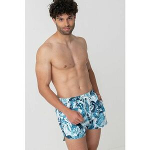 Pantaloni scurti de baie cu model si buzunare imagine