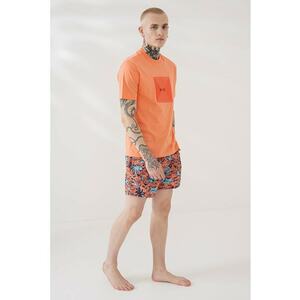 Pantaloni scurti de baie cu snur si model imagine