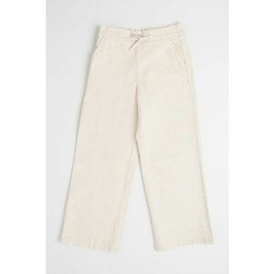 Pantaloni drepti din amestec de in imagine