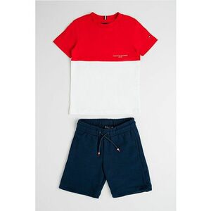 Set de tricou si pantaloni scurti cu snur - 2 piese imagine