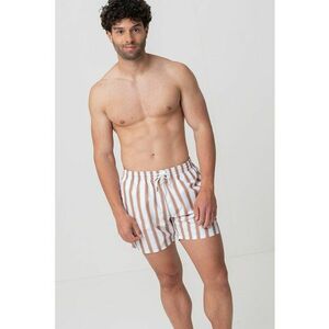 Pantaloni scurti de baie cu imprimeu tropical Piranha imagine