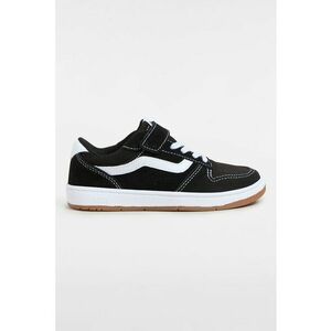 Pantofi sport din piele intoarsa cu segment cu inchidere velcro imagine