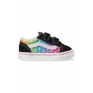 Pantofi sport cu inchidere velcro si detalii cu model florescent imagine