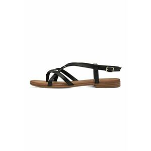 Sandale flatform din piele imagine