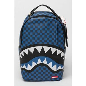 Rucsac unisex din piele ecologica cu model in carouri imagine