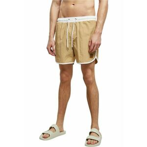 Pantaloni scurti de baie cu buzunare si snur imagine