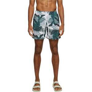 Pantaloni scurti de baie cu model si buzunare laterale imagine