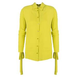 Camasa cu guler ascutit - Verde - imagine