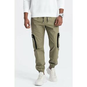 Pantaloni cargo cu mansete elastice imagine
