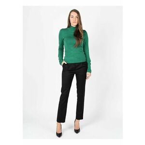 Pulover slim fit cu maneci cu capse - imagine