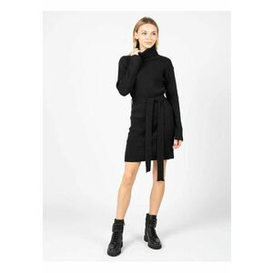 Rochie pulover cu cordon in talie - imagine