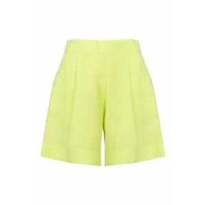 Pantaloni scurti din lyocell cu talie inalta - 36 imagine