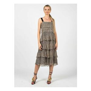 Rochie Midi cu animal print - imagine