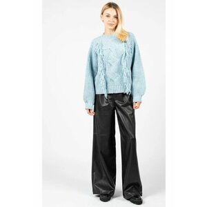 Pantaloni ampli din piele ecologica - 36 imagine
