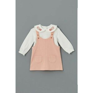 Set de rochie din amestec de bumbac si bluza - 2 piese imagine