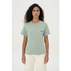 Tricou din bumbac organic Horizon - Verde imagine