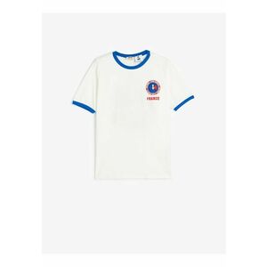 Tricou din bumbac cu imprimeu grafic pe partea din spate imagine