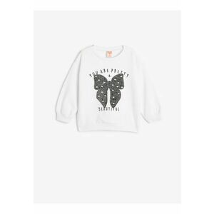 Bluza de trening cu broderie text imagine