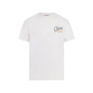 Tricou cu decolteu la baza gatului si imprimeu pe spate imagine