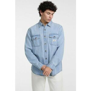 Camasa de denim cu buzunare cu clapa imagine