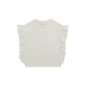 Tricou din bumbac cu volane imagine