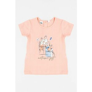 Tricou cu decolteu rotund si imprimeu imagine