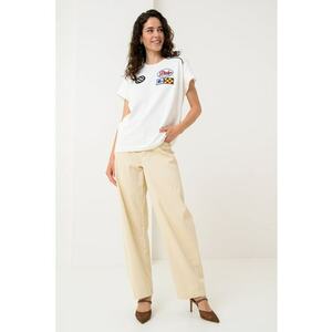 Tricou cu aplicatie brodata imagine