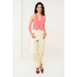Vesta crop cu decolteu in V imagine