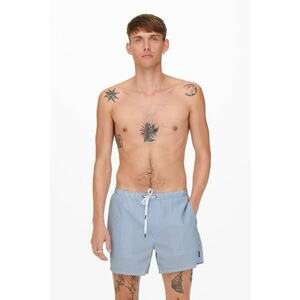 Pantaloni scurti de baie cu model in dungi imagine