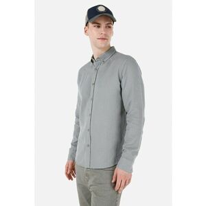 Camasa slim fit cu guler fixat cu nasturi imagine