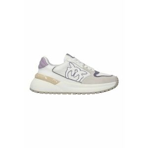 Pantofi sport de piele ecologica si piele nabuc cu insertii de plasa imagine