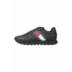 Pantofi sport din piele cu garnitura din piele ecologica imagine