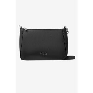Rylko - Geanta crossbody de piele cu logo metalic imagine