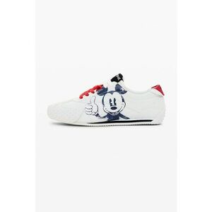 Pantofi sport din piele ecologica cu motive tematice Mickey Mouse imagine
