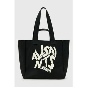 Geanta tote cu imprimeu logo Izzy - Alb - Negru imagine