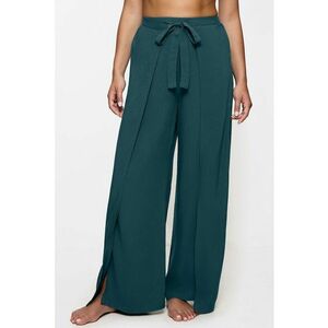 Pantaloni cu talie inalta si cordon MyWear imagine