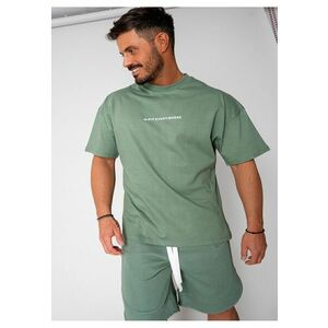 Set Kobe II tricou si pantalon scurt Oversized Dark Olive 15806 imagine