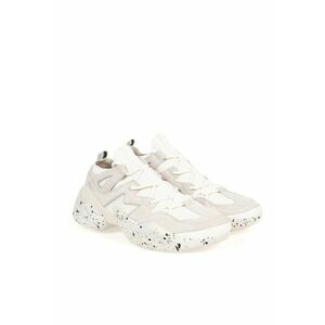 Adidasi cu talpa cu aspect patat - Alb - imagine