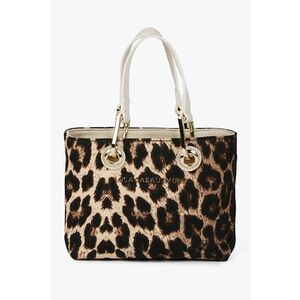 Geanta cu maner - animal print si bareta detasabila imagine