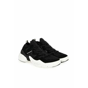 Adidasi cu talpa cu aspect patat - Negru - imagine
