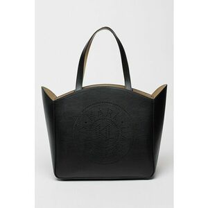 Geanta shopper din piele cu logo imagine
