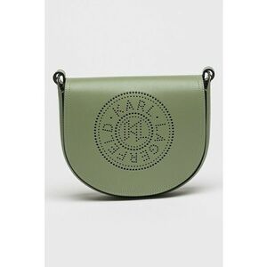Geanta crossbody din piele cu logo perforat Circle imagine