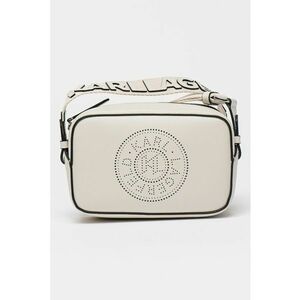 Geanta crossbody din piele cu logo perforat Circle imagine